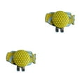 thumbnail image 2 of fastboy Golf Hat Clip Lightweight Wear-resistant Golf Ball Marker High Density Good Fixation Caps Clamp Gloves Shaped Fastener Yellow 2Set, 2 of 6