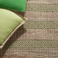 thumbnail image 6 of SAFAVIEH Natural Fiber Wenonah Striped Area Rug, Green/Natural, 6'6" x 6'6" Square, 6 of 8