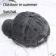 thumbnail image 4 of Minnieouse Nueva gorra de béisbol bordada para el día del pelo malo, gorras de hip hop para papá para hombres y mujeres, gorra ajustable lavada Sombreros gris Minnieouse HW2990-03, 4 of 6