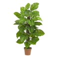 thumbnail image 1 of Nearly Natural 6583 52 Po. Grande Feuille Philodendron Plante en Soie-Toucher Réel, 1 of 4