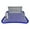 Dark Blue, variant on Pet Training Toilet Tray Dog Litter Box with High Wall Design for Puppy Rabbit and Bunny Indoor Use