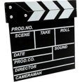 thumbnail image 3 of Directors Film Movie Clapper Slate Chalkboard Professional Vintage Clapper Slate Board Cut Action TV Movie Clapperboard - Decor (7.5 x 8), 3 of 4