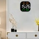 thumbnail image 1 of Reloj de pared digital Brillo ajustable Temperatura Fecha Semana Visualización Alarma electrónica Fernando reloj digital de pared, 1 of 8