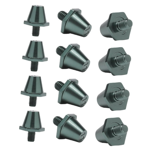 12 clavos para botas de fútbol, clavos para zapatos de fútbol, clavos M5 con tornillos, antideslizantes, ligeros, para césped 11 mm
