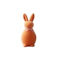 thumbnail image 2 of 1 PC Flocked Bunny Easter Decoration Pastel Bunny Figurine with Bow for Spring Easter Home Office Party Table Centerpiece Decoration, 4"H, 2 of 6