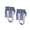 Light Grey, variant on 2Pieces Felt Wine Bottle Carriers Holders 6 Compartments With Shockproof Design And Reusable Handle for Transporting