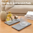 2PCS Instant Dry Diatomite Stone Counter Makeup Tray Organizer, Fast ...