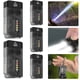 thumbnail image 5 of Mini linternas EDC 1000LM luz UV alarma zumbador antorcha (transparente) negro 5 piezas, 5 of 5