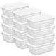 thumbnail image 1 of Caja para Almacenamiento con Tapa abatible, 12 Unidades, Clear, White, 5,67L, 12, 1 of 9
