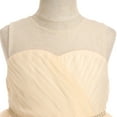 thumbnail image 3 of IDOPIP Flower Girl Dresses for Wedding Sleeveless Cutout Tulle Princess Pageant Birthday Party Gown 3-14Y, 3 of 8