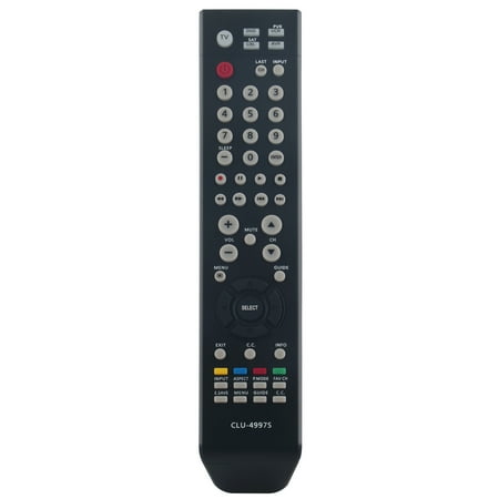CLU-4997S Replaced Remote Control for Hitachi TV L46S603 L32S504 L42S504 L46S604 L55S603 L55S604 LE42S605 LE46S605 P50S601 P50T501 P50A402