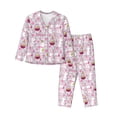 thumbnail image 1 of Xecao Easter Rabbit for Women's Long-Sleeved Pajama Set with Button Front and Pockets Soft Lounge Sleepwear for Home Relaxation-Medium, 1 of 7