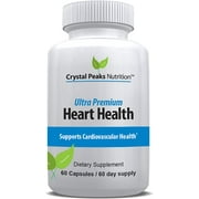 Heart Health Supplement with Vitamin K2 (mk-7)   D3 - Lower Blood Pressure & Cholesterol & Cleanse Arteries of Plaque - Supports Cardiovascular Health & Improved Circulation (60 Capsules)