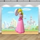 thumbnail image 3 of Fondo de fiesta de princesa Peach con decoración de Super Mario rosa, fondo para cumpleaños de niña, accesorios para estudio fotográfico de baby shower, 3 of 5