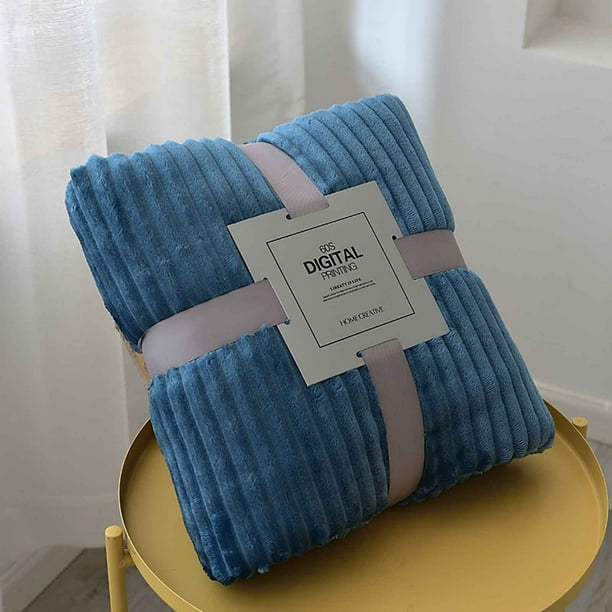Manta peluda para sofá | 150x100cm Terciopelo Coral Suave Microfibra Ligera y Cálida | Acogedora funda de sofá cama para dormir la siesta, acampar, viajar | Manta de felpa para la decoración del