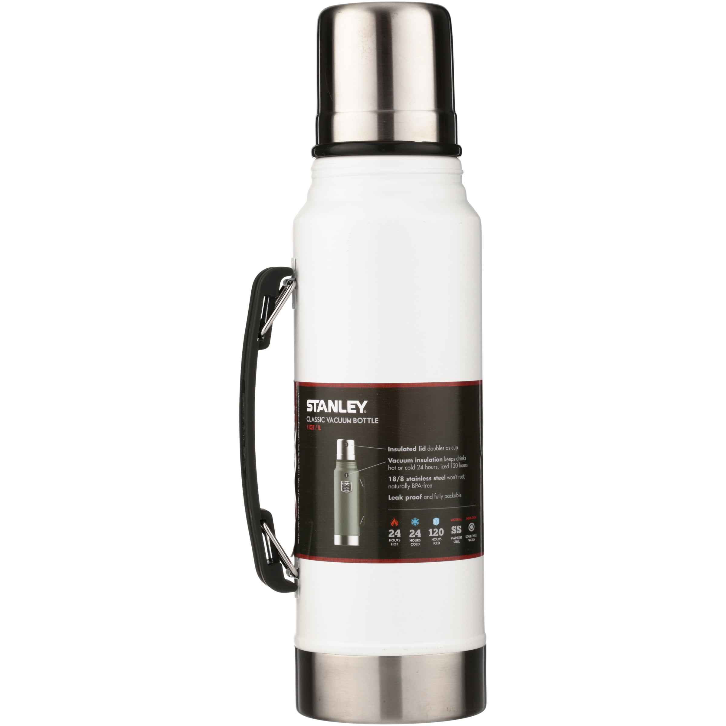 stanley 1.1 qt vacuum bottle white