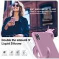thumbnail image 3 of for iPhone XR Case, Soft Liquid Silicone Slim Rubber Full Body Protective iPhone XR Case Cover (with Soft Microfiber Lining) Design for iPhone XR - Lilac Purple, 3 of 14
