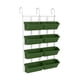 thumbnail image 5 of Maceta vertical para colgar en la pared, soporte para plantas para jardín, interior y exterior. Verde oscuro, 5 of 9