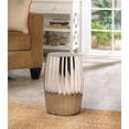 thumbnail image 2 of Zingz and Thingz Decorative Stool in Silver, 2 of 3