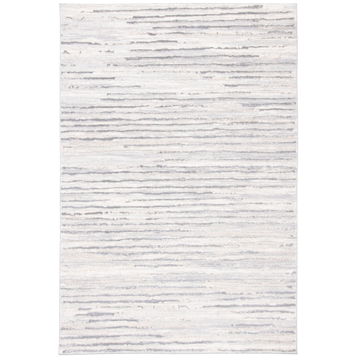 SAFAVIEH Lagoon Jarred Diamond Area Rug, Grey/Dark Grey, 6'7" x 6'7" Square