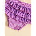 thumbnail image 6 of Coduop Toddler Baby Girls Summer Swimsuits Infant Bathing Suit Bikini 3 Piece Summer Beach Outfit, 6 of 7