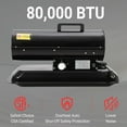 thumbnail image 2 of 80000-btu Forced Air Indoor/Outdoor Kerosene Heater with Thermostat Control, Portable Forced Air Kerosene/Diesel Salamander Space Heater forJobsite, 2 of 8