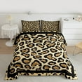 thumbnail image 2 of Manfei Fashion Leopard Print Bedding Comforter Set, Cheetah Animal Twin Comforter Sets, Teen Kid Adult Female Reversible Bedding Set, Microfiber Bedroom Decor, 2 Pieces, 2 of 8