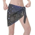 thumbnail image 3 of Kll Physical Formulas Print Women'S Sarong Coverups Short Bathing Suit Wrap Skirt Beach Wrap Swimsuit Cover Ups, 3 of 7