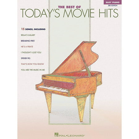 Hal Leonard The Best Of Today's Movie Hits For Easy Piano 3rd