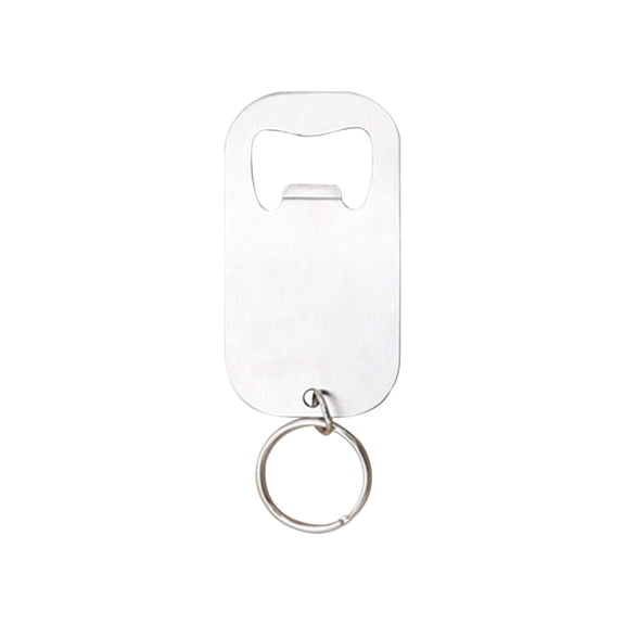 BIZHUA Small Keychain Soda Bottle Opener 5x3mm, Stainless Steel Carabiner Beer Cap Remover, Portable Opener for Outdoor and Backpack