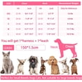 thumbnail image 6 of Enkarl Soft Small Dog Harness and Leash Set Step in Air Mesh Puppy Harness Leash Easy Walk Dog Harness Vest Adjustable Reflective No Pull Dog Harnesses for Small Dogs Cats (Pink Blue, L), 6 of 8