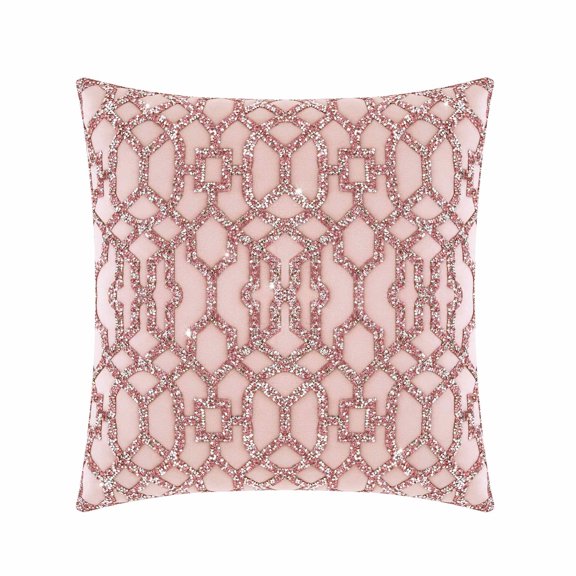 Lattice Pillow - 16x16 - Pink