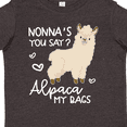 thumbnail image 4 of Inktastic Nonna's You Say Alpaca My Bags Boys or Girls Toddler T-Shirt, 4 of 5
