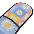 thumbnail image 4 of Yayeee Double Oven Mitt Kitchen Heat Resistant Baking 35" x7" Quilted Glove, Light Blue Daisy, 4 of 6