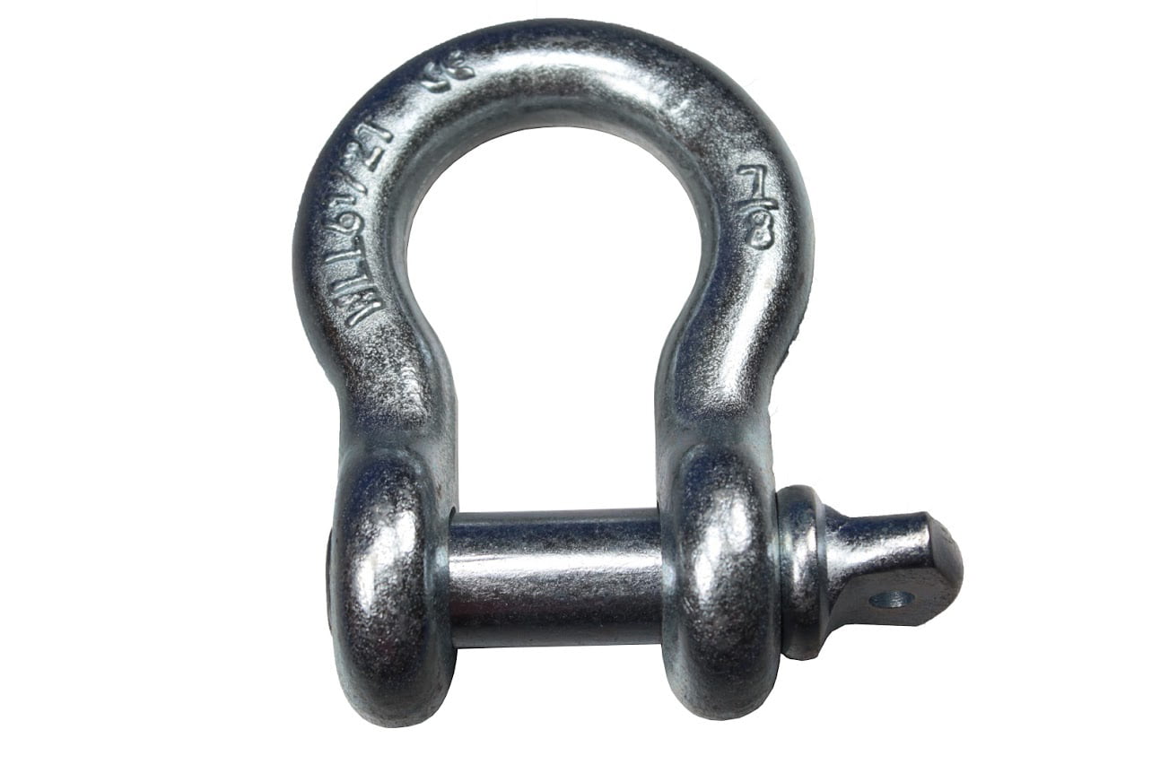 3/4" D-ring Shackle 4.5T Galvanized for JEEP Towing Recovery Chain Bow Buckle US 