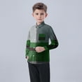 thumbnail image 7 of Long Sleeve Plaid Button Up Shirts for Boys Girls Classic Collared School Uniform Tops Kids and Toddlers Blouses (5 Years, Green 01), 7 of 7