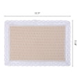 thumbnail image 6 of Unique Bargains Rustic Set of 4 Rectangle Woven Placemats Apricot 17.7x11.8inch, 6 of 6