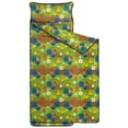 thumbnail image 2 of Rooster and Daisy Green Pattern Teens Toddler Nap Mat with Pillow, Sleeping Mat Bag for Preschool Daycare 59"x22", 2 of 6