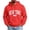 Red, variant on qafoshin Men's Letter-Print Athletic Hoodie, Fall Classic Long-Sleeve Drawstring Hooded Graphic Sweatshirt