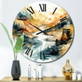 thumbnail image 3 of Designart "Nordic Beauty of Nature III" Scandinavian Oversized Wall Clock, 3 of 5