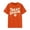 Orange, variant on Fiaer Letter Peinted T Shirt for Women Cute Graphic Printed Tees Funny Dog Mom Shirt Puppy Gifts Casual Tops Red XL