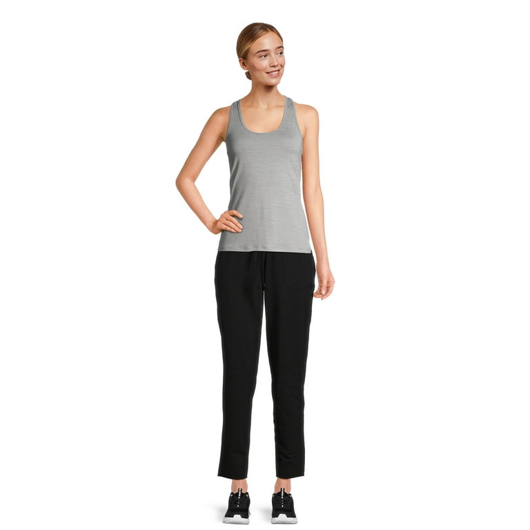 Athletic Works, Pants & Jumpsuits, Athletic Works Womens Interlock Knit  Core Yoga Pant Grey Nwt