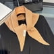thumbnail image 1 of Bufanda de Lana Tejida Triangular para Mujer, Bufandas de Punto, Bufandas Multifuncionales y Cálidas., 1 of 3