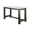 thumbnail image 2 of Furniture of America Iceland Wood 5-Piece Counter Height Table Set in Gray, 2 of 9