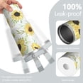 thumbnail image 2 of Sunflower 30oz Tumbler with Carry Handle – Double Wall Stainless Steel Insulated Cup, Flip Straw Lid, Leak-Proof & BPA-Free for Hot and Cold Drinks, Sports Outdoor Workout Christmas Birthday Travel, 2 of 6
