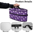 thumbnail image 5 of HELLHERO Handheld Iron Portable Storage Bag Lightweight Iron Accessories Heart-Shaped Rainbow Horse Pattern Travel Steamer Bag, Bag Only, 5 of 6