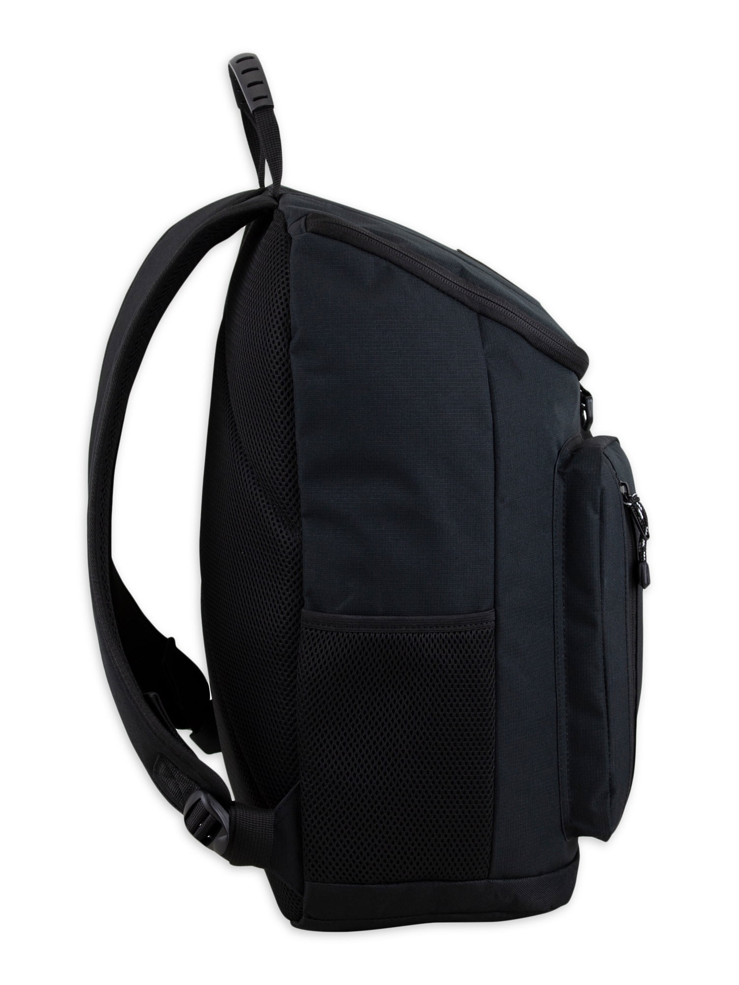 Eastsport Unisex Theo Top Loader Backpack, Black Ripstop