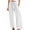 White, variant on Zuesphe Womens Pants Dressy Casual Plus Size Womens Capris Petite Short Length Flowy Pants for Women Plus Size Womens Plus Size Dressy Cargo Pants