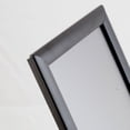 thumbnail image 3 of M&T Displays Opti Snap Photo Picture Poster Frame 8.5x11 inch Black 1" Aluminum Profile Front Loading Wall Mounting, 3 of 6
