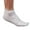 White, variant on Voiceine Men Cotton Low Cut Athletic Running Toe Socks 5 Finger No Show Mesh Wicking (White)